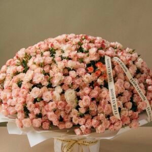 Mega double pink bouquet