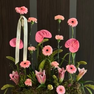 Dreamy Pink centerpiece