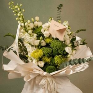 Serene Greens Vase